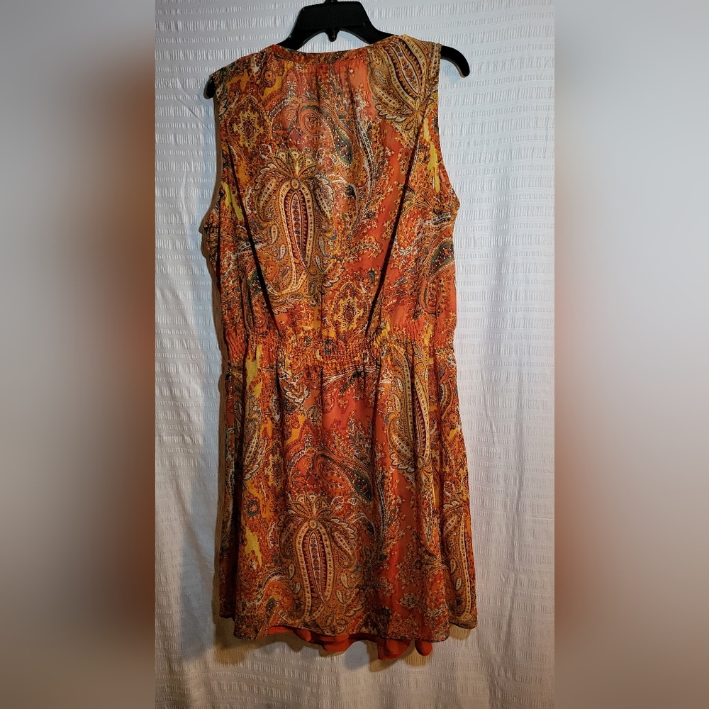 Lauren Ralph Lauren summer lightweight sleeveless dress.  Size 16 - Picture 2 of 4